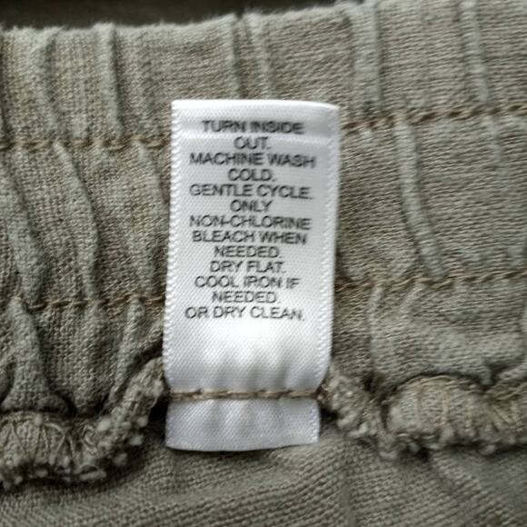 EST. 1946 ~ Women's Linen Blend High Rise Wide Leg Pants ~ 14/16 Y2K Gorpcore - Picture 6 of 6